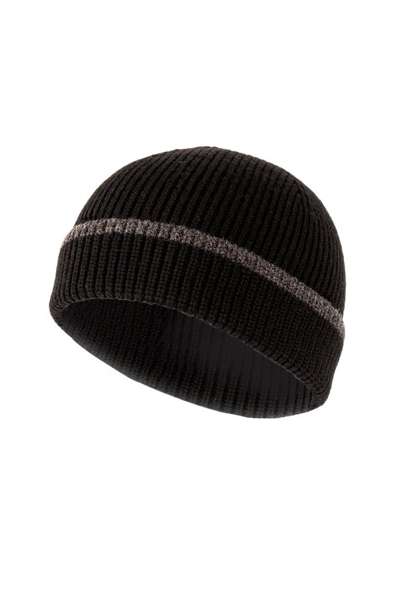 CityLab - Beanie, Wool Blend - Black | Charcoal