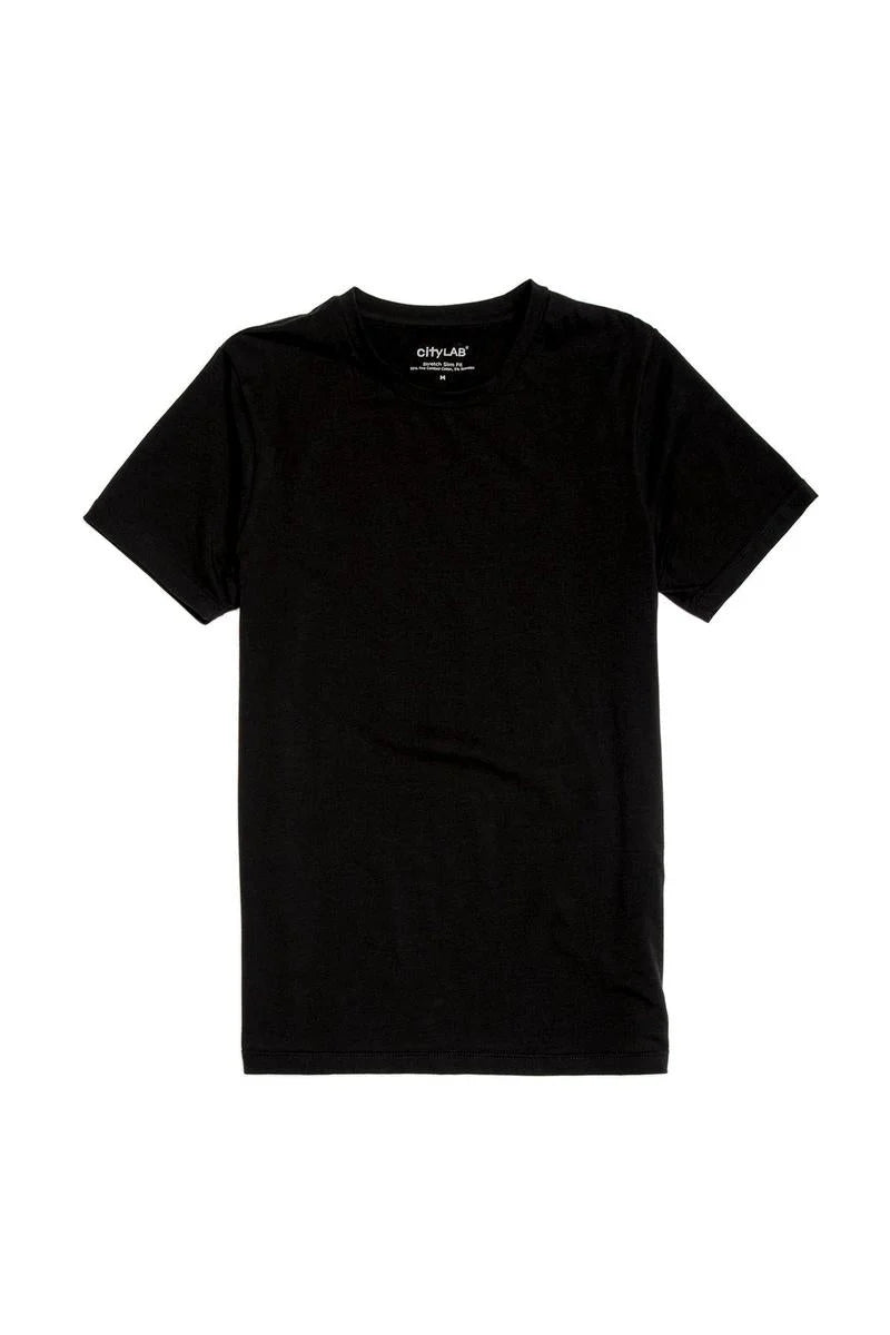 Citylab-Stretch Slim Fit T-Shirt, Crew Neck