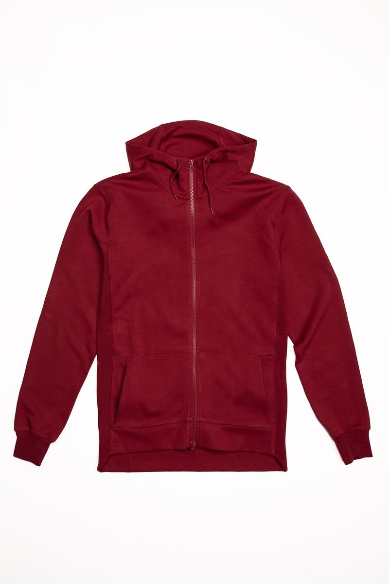 CityLab - Full-Zip Hoodie, Performance Fleece - Burgundy