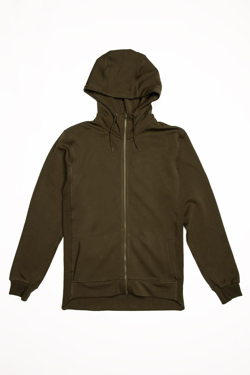 CityLab - Full-Zip Hoodie, Performance Fleece - Olive