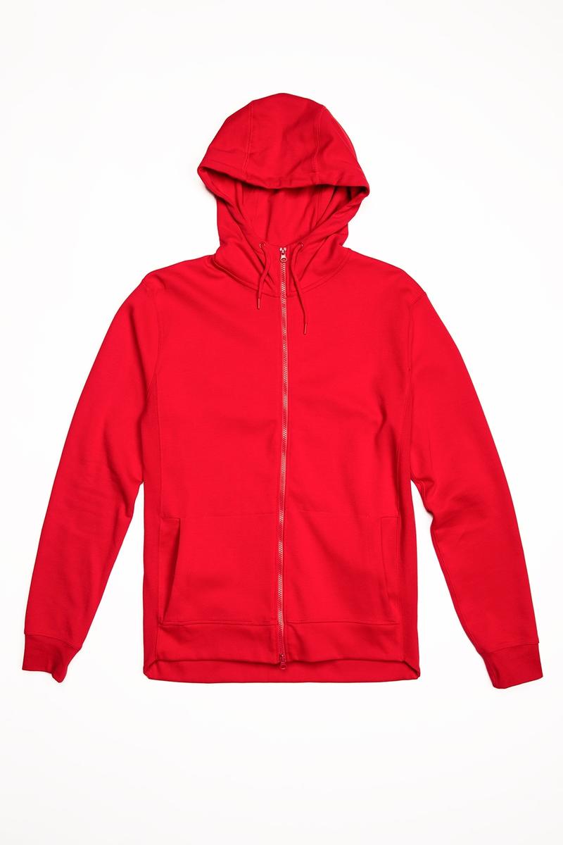 CityLab - Full-Zip Hoodie, Performance Fleece - Red