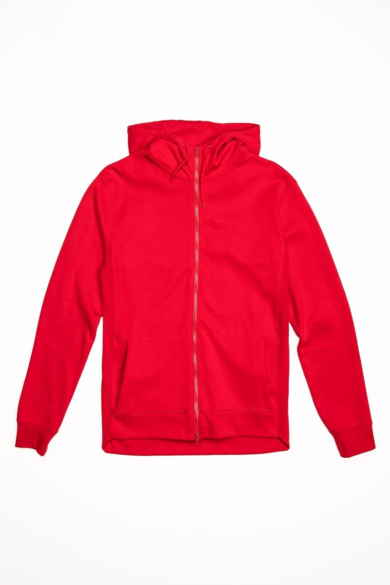 CityLab - Full-Zip Hoodie, Performance Fleece - Red