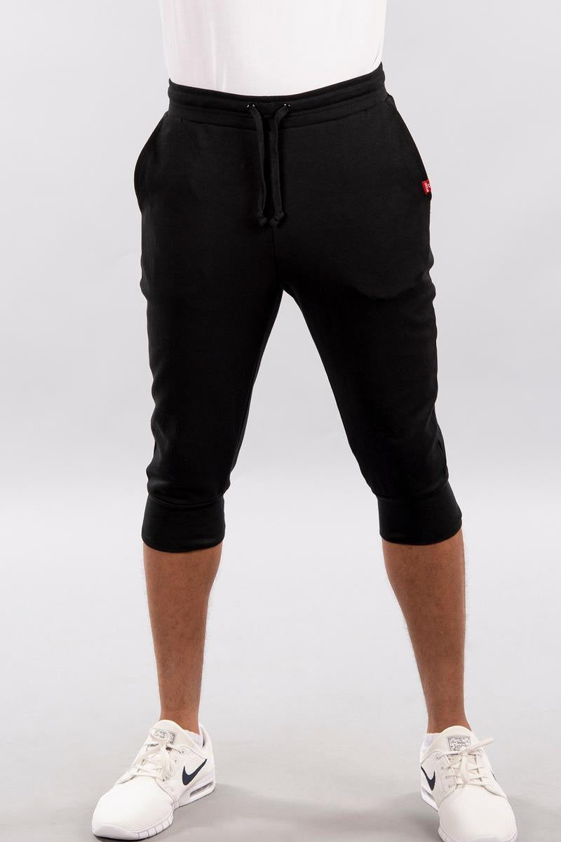 CityLab - Jogger Shorts, 3/4 Length, PF - Black