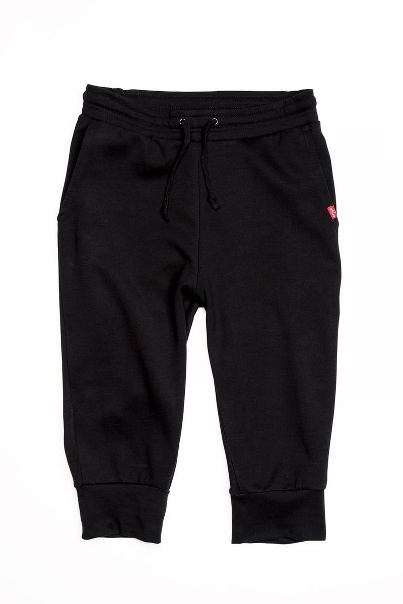 CityLab - Jogger Shorts, 3/4 Length, PF - Black