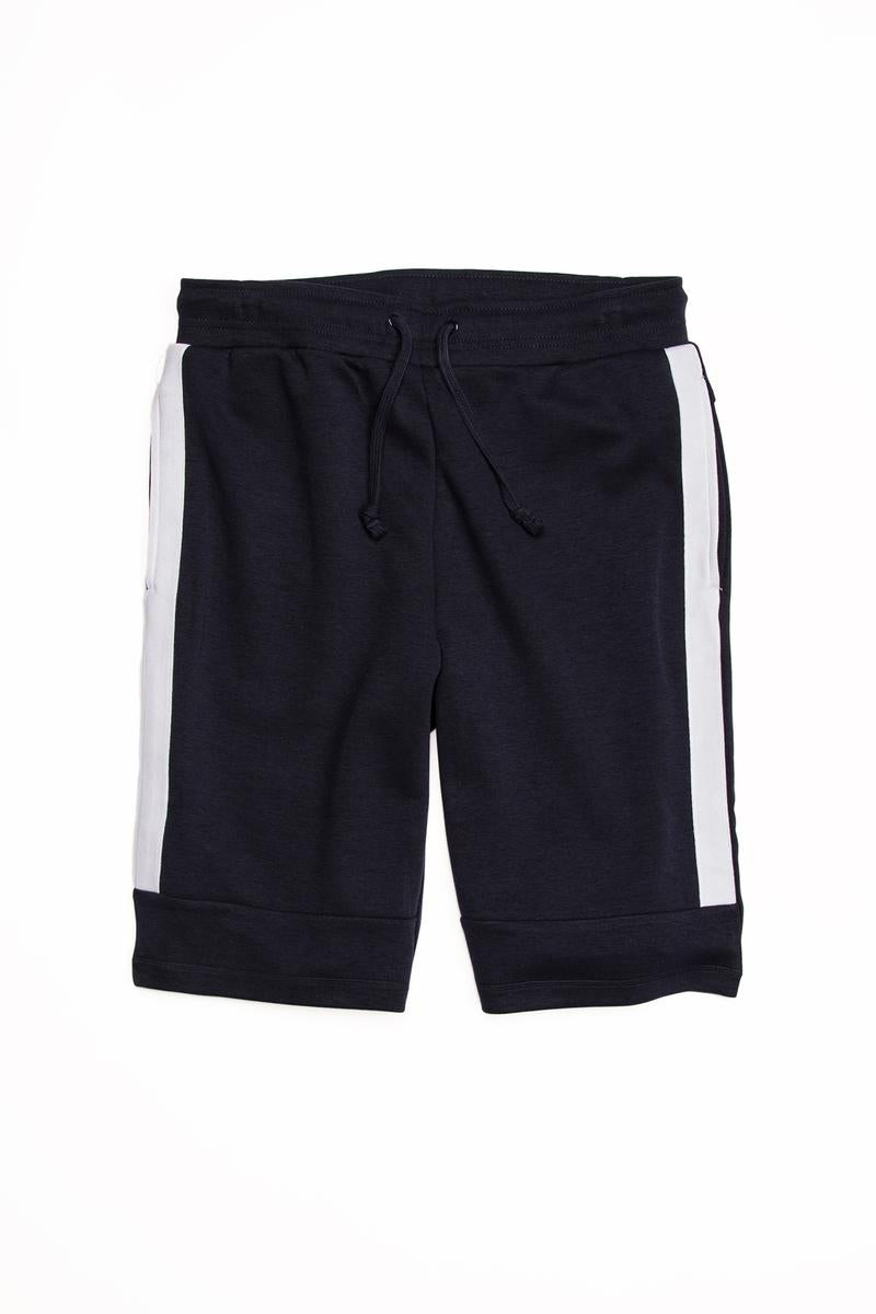 CityLab - Performance Fleece Shorts - Navy | White