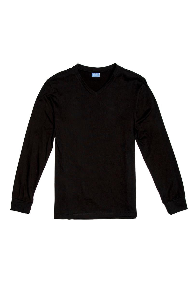 CityLab - Fitted Long Sleeve Shirt, V