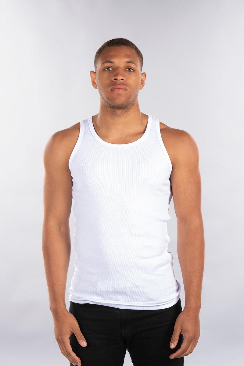 CityLab - Ribbed Tank Top - White