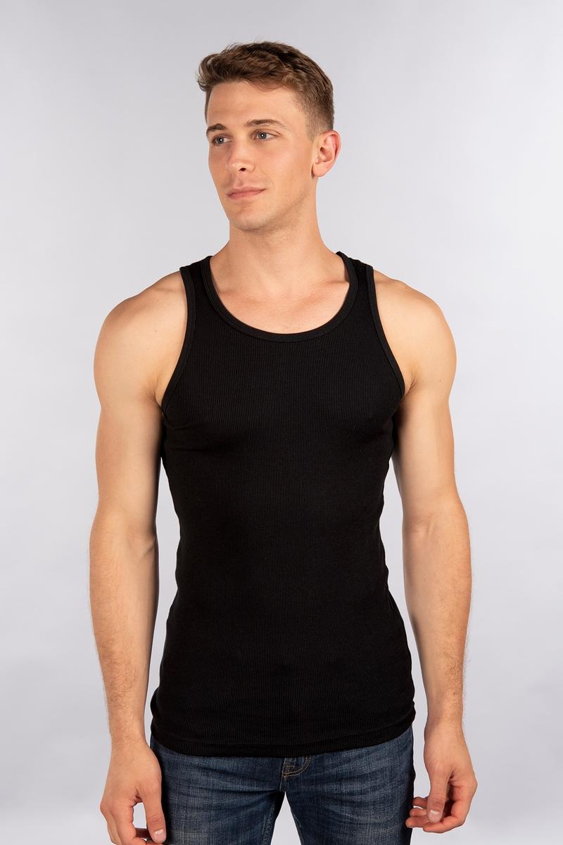 CityLab - Ribbed Tank Top - Black