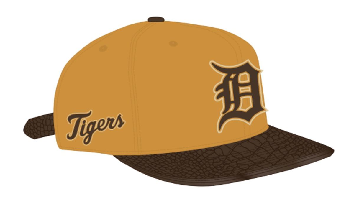 Pro Standard - Detroit Tigers Logo Double Outline Gator Visor Strapback Hat