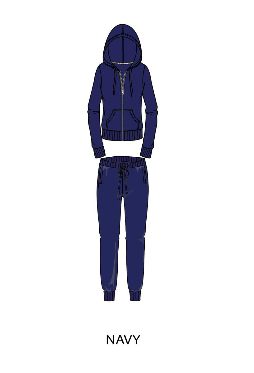 Red Fox - Fleece Pants - Navy (ST012P)