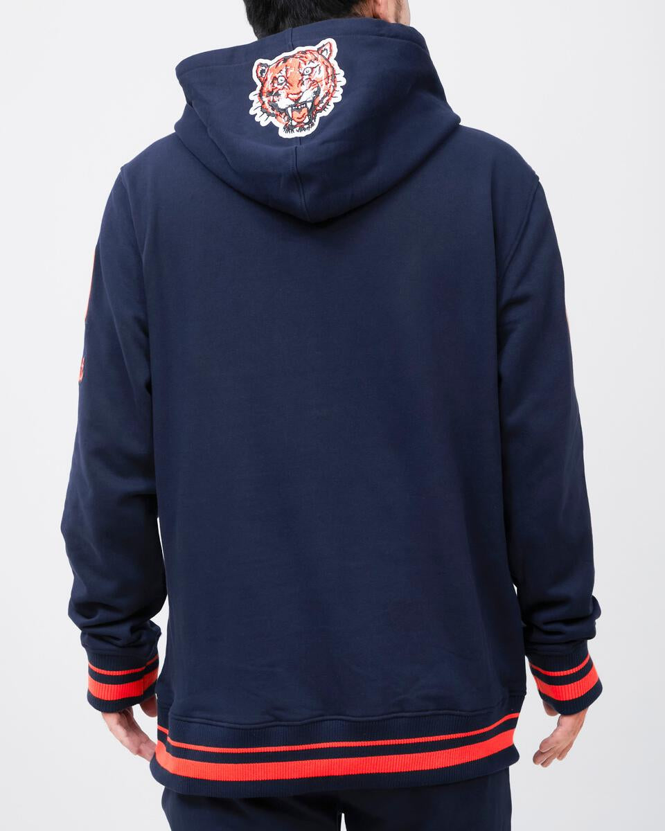 Pro Standard - Detroit Tigers Retro Classic Flc Po Hoodie - Navy/Orange