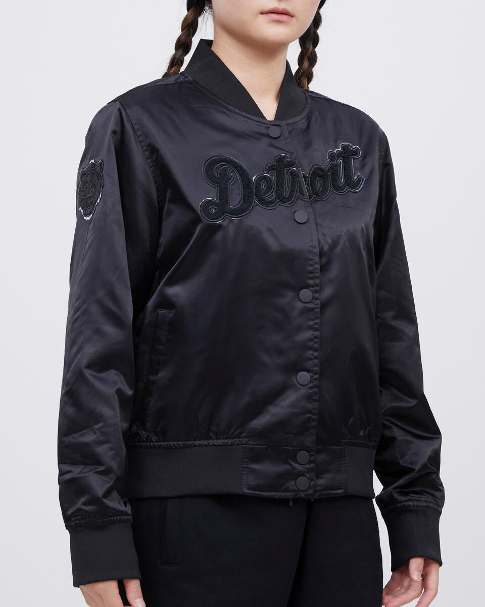 Pro Standard - Detroit Tigers Satin Jacket - Triple Black