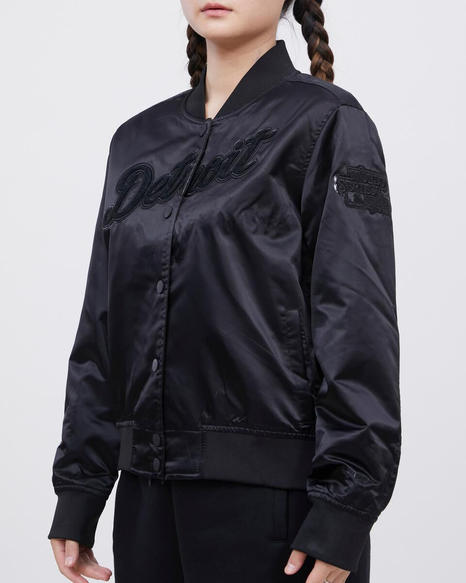 Pro Standard - Detroit Tigers Satin Jacket - Triple Black