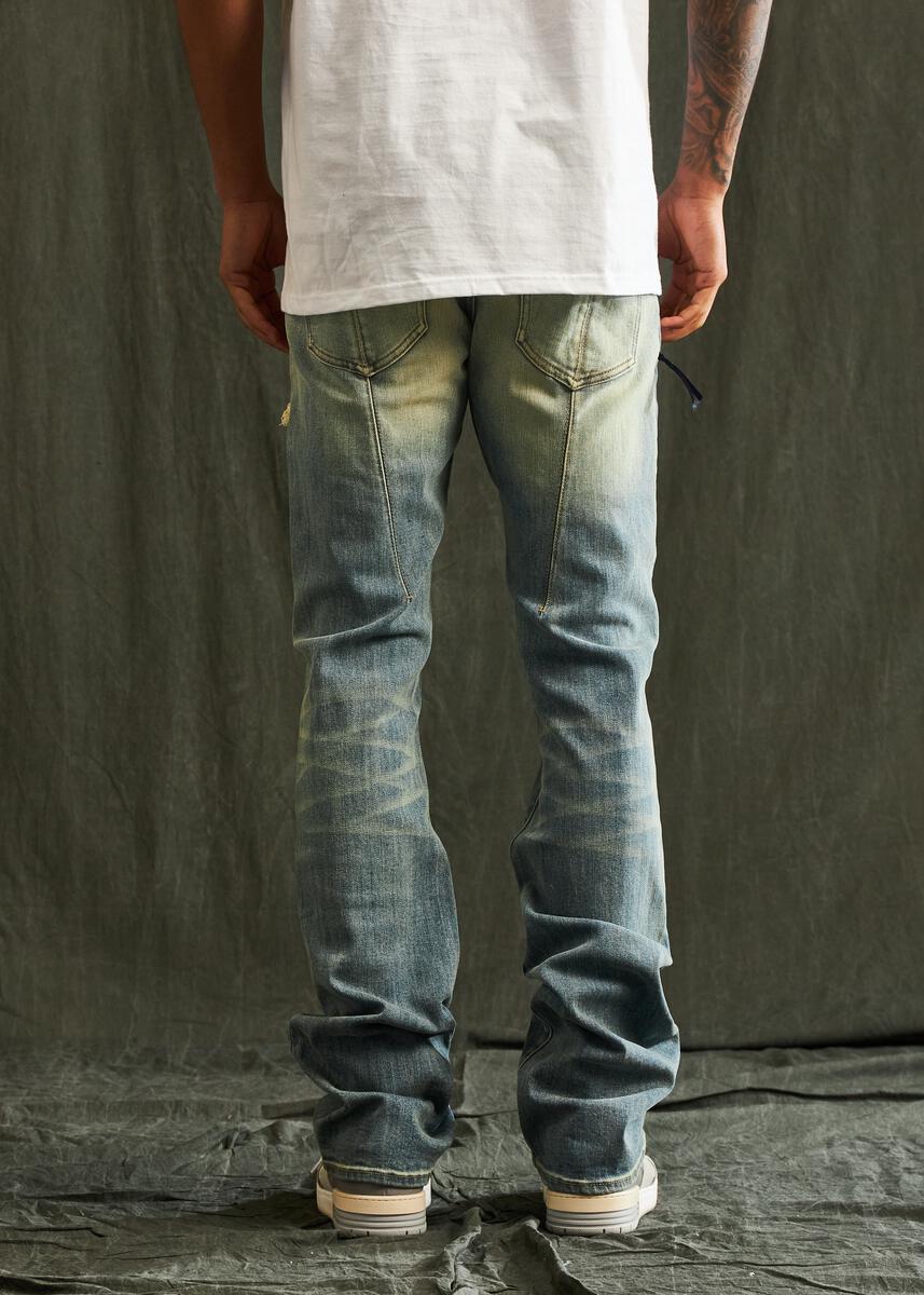 Embellish - Jacky Denim - Medium Blue Sand