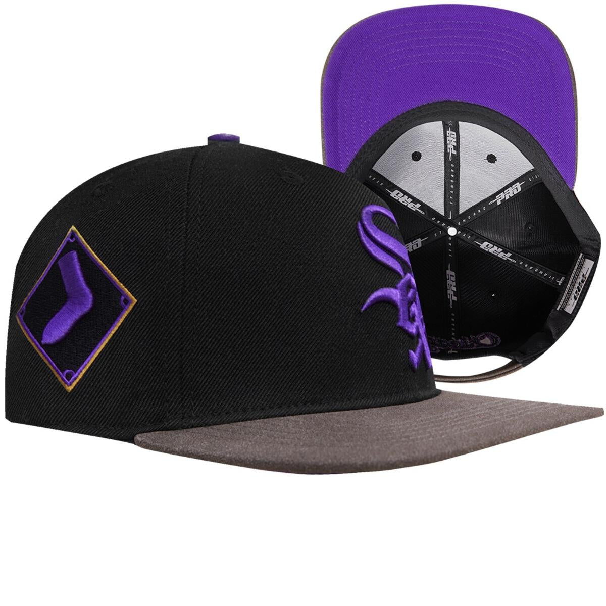 Pro Standard - Chicago White Sox Two Tone Leather Brim Snapback Hat