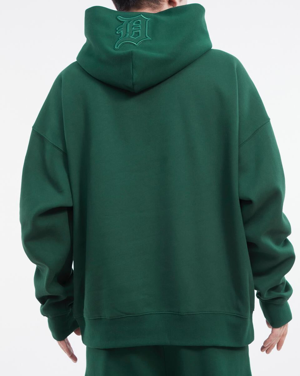 Pro Standard - Detroit Tigers Neutral Drop Shoulder FLC PO Hoodie - Forest Green