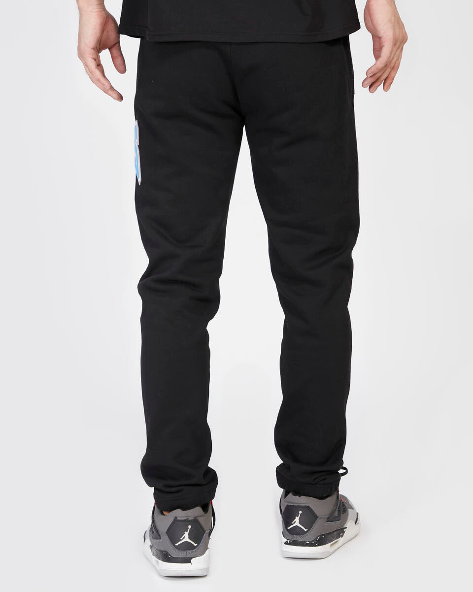 Pro Standard - Detroit Lions Crest Emblem Rib Fleece Sweatpants - Black
