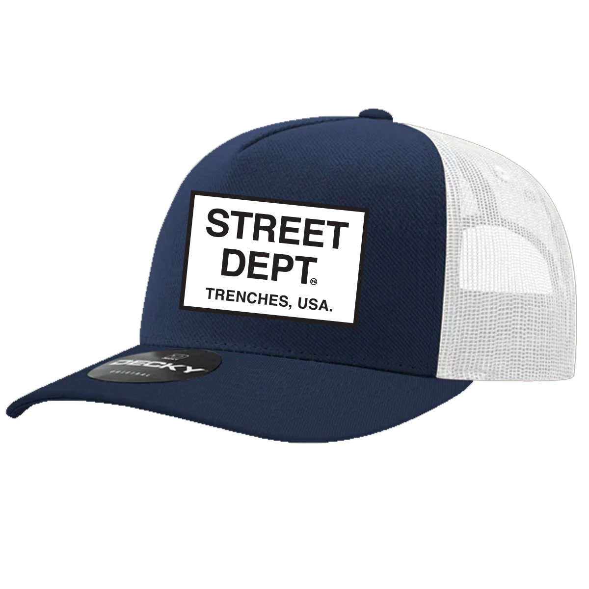 STREET DEPT - Trucker Hat (STDPT200)- Navy/White
