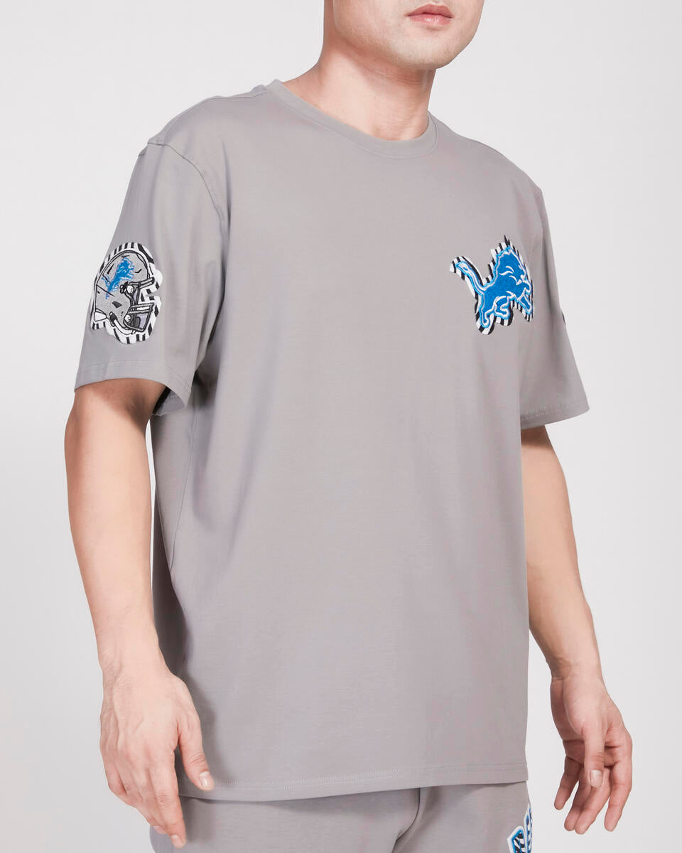 Pro Standard - Detroit Lions Animal Print SJ Tee - Gray