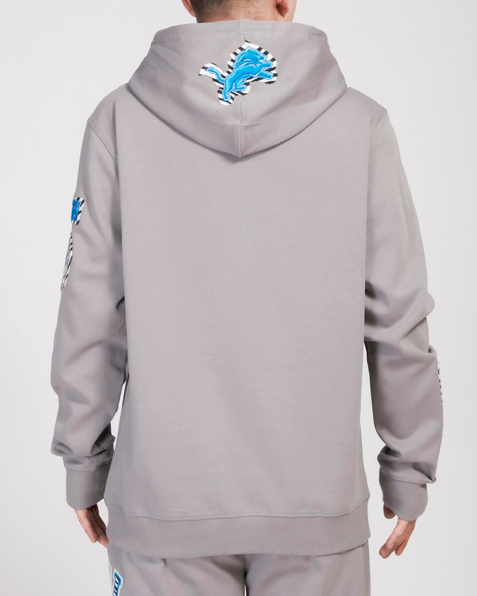 Pro Standard - Detroit Lions Animal Print DK PO Hoodie - Gray