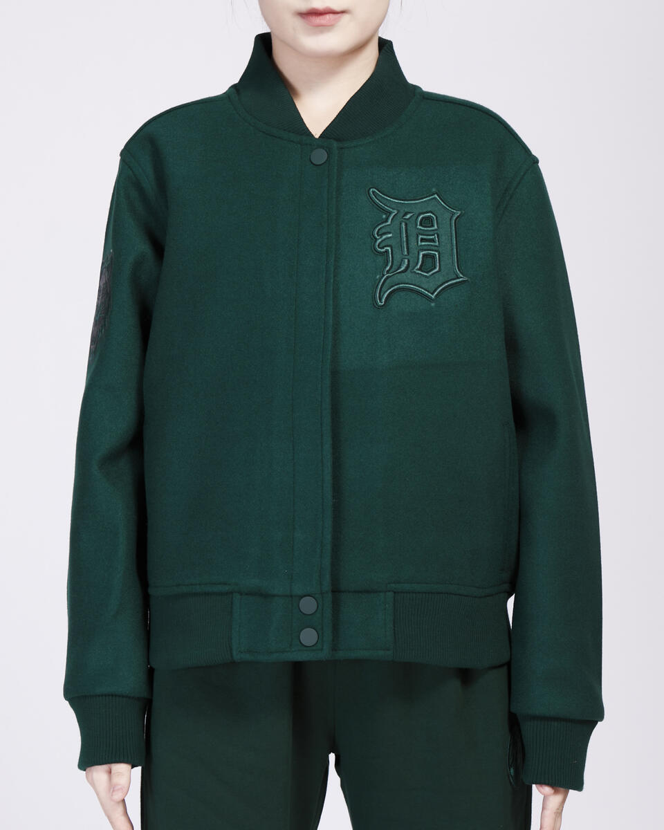 Pro Standard - Detroit Tigers Neutral Wool Jacket - Forest Green
