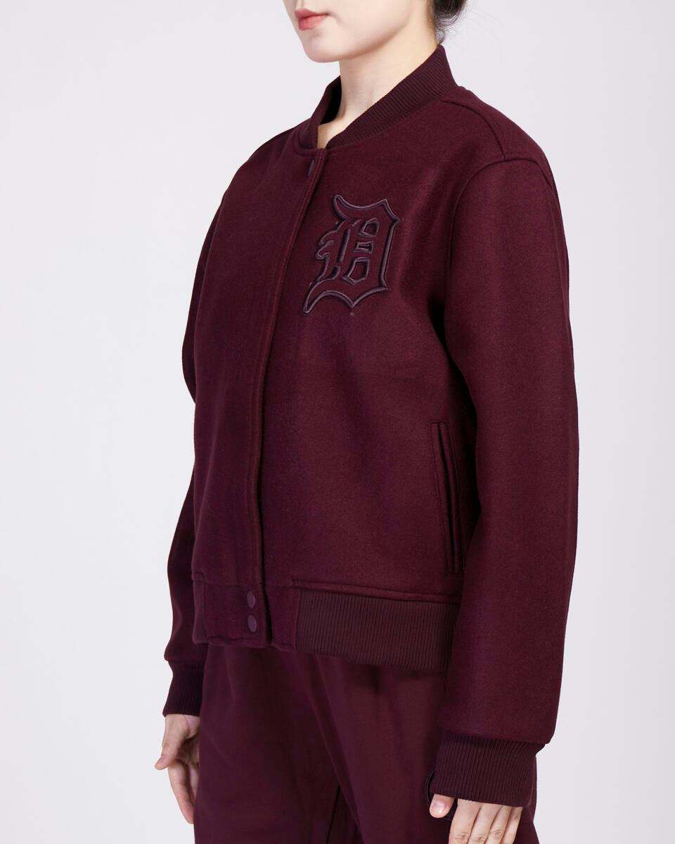 Pro Standard - Detroit Tigers Neutral Wool Jacket - Wine