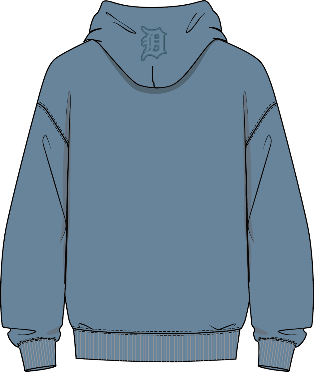 Pro Standard - Detroit Tigers Neutral Drop Shoulder FLC PO Hoodie - Steel Blue