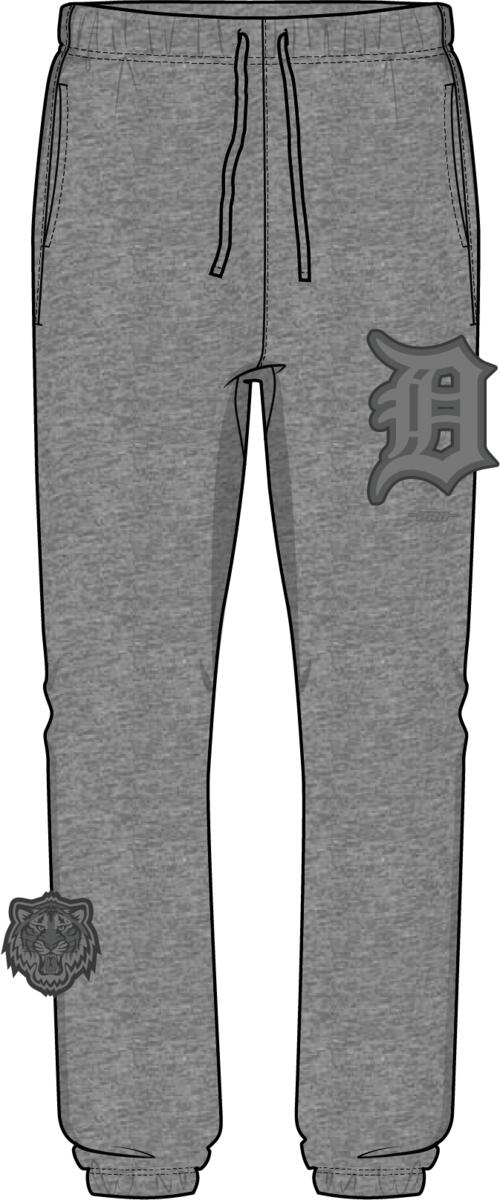Pro Standard - Detroit Tigers Neutral FLC Sweatpant - Dark Heather Grey