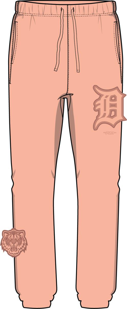 Pro Standard - Detroit Tigers Neutral FLC Sweatpant - Guava