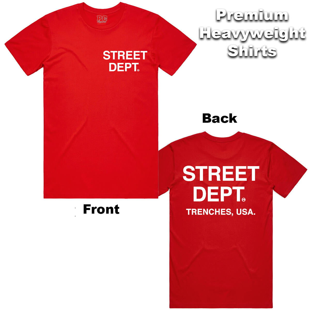 STREET DEPT T-SHIRT- RED