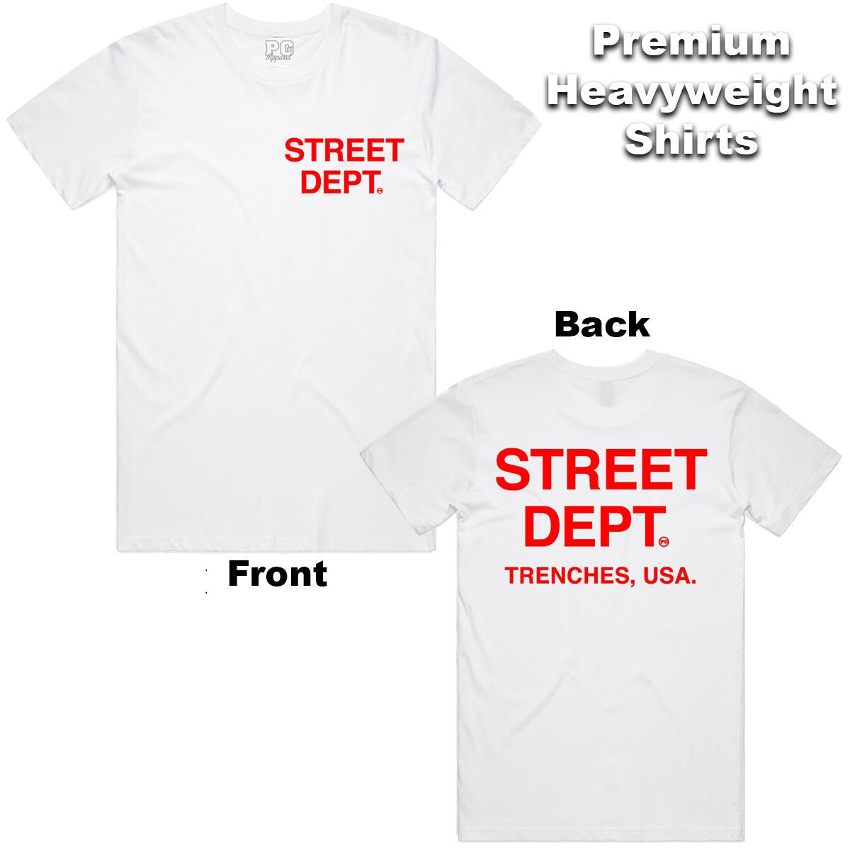 STREET DEPT (STDPT100) WHITE/RED
