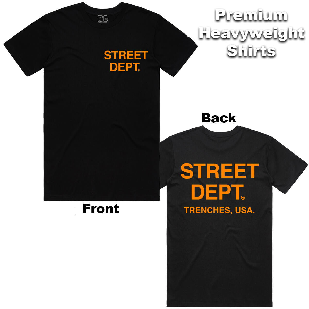STREET DEPT (STDPT100) BLK/ORANGE