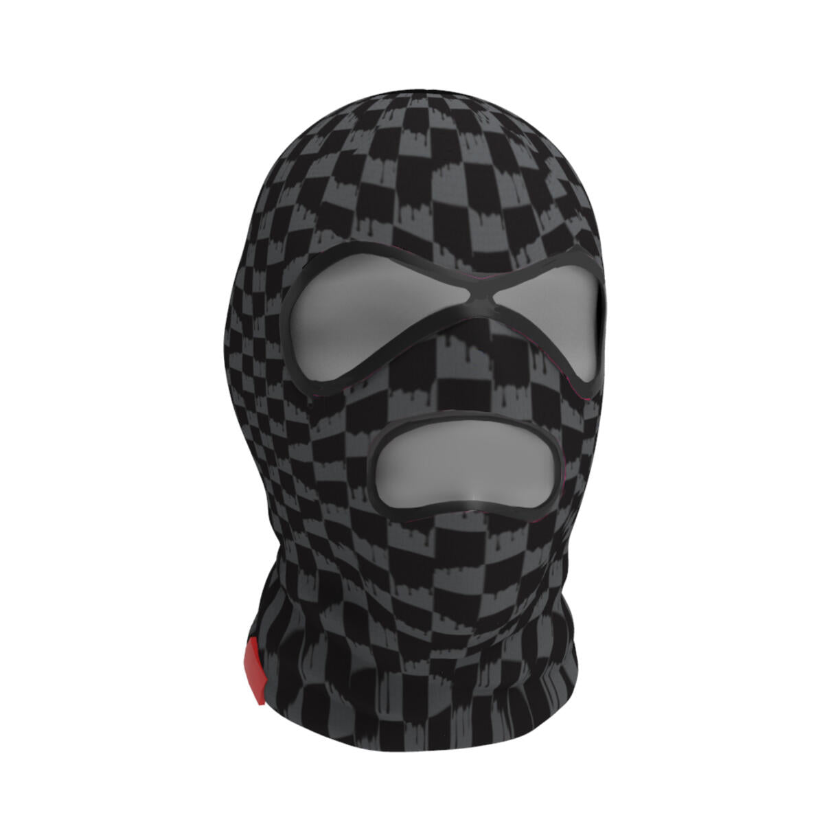 CHECKERED DRIP SKI MASK (HW381)