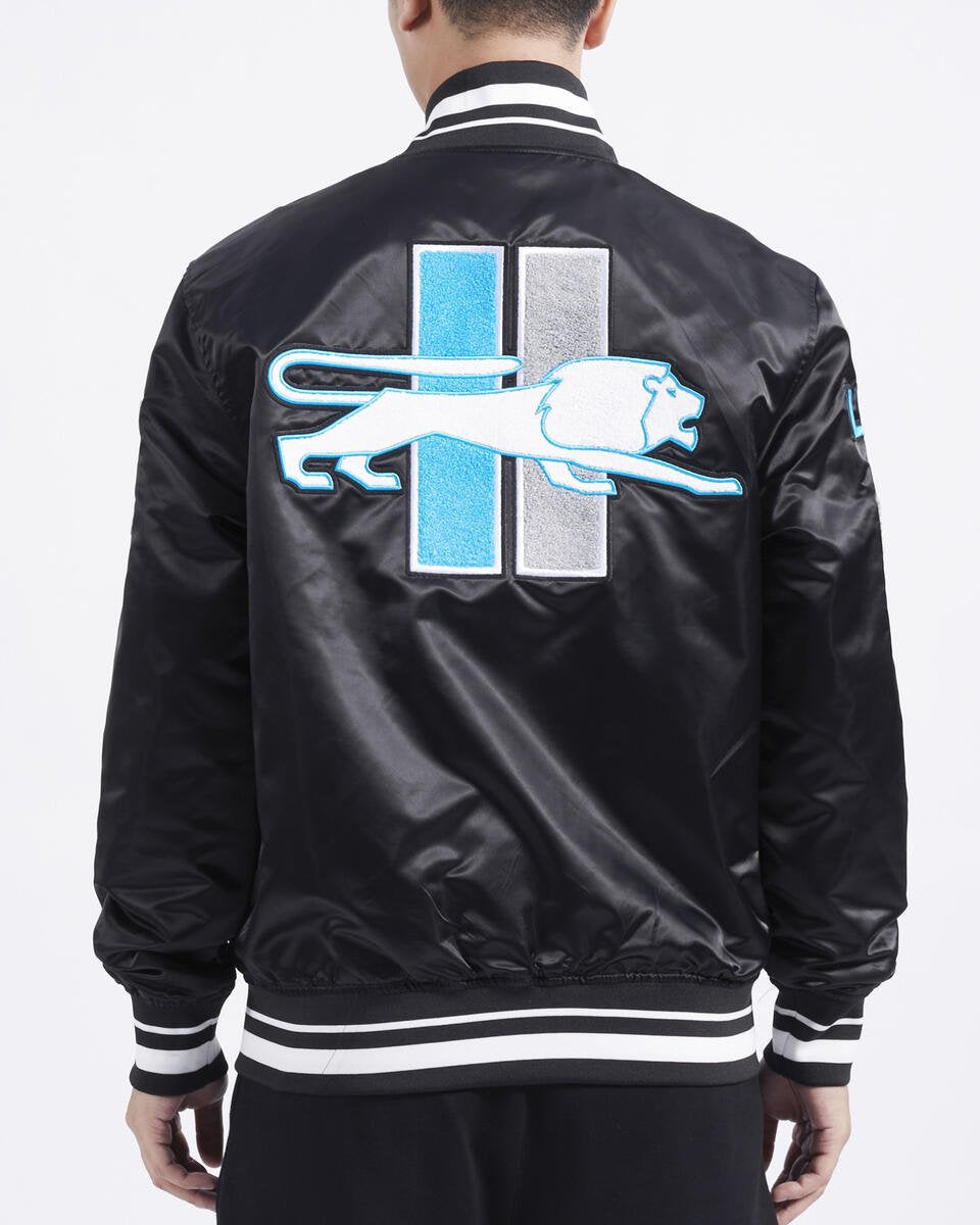 PRO STANDARD DETROIT LIONS RETRO MASH UP M RIB SATIN JACKET