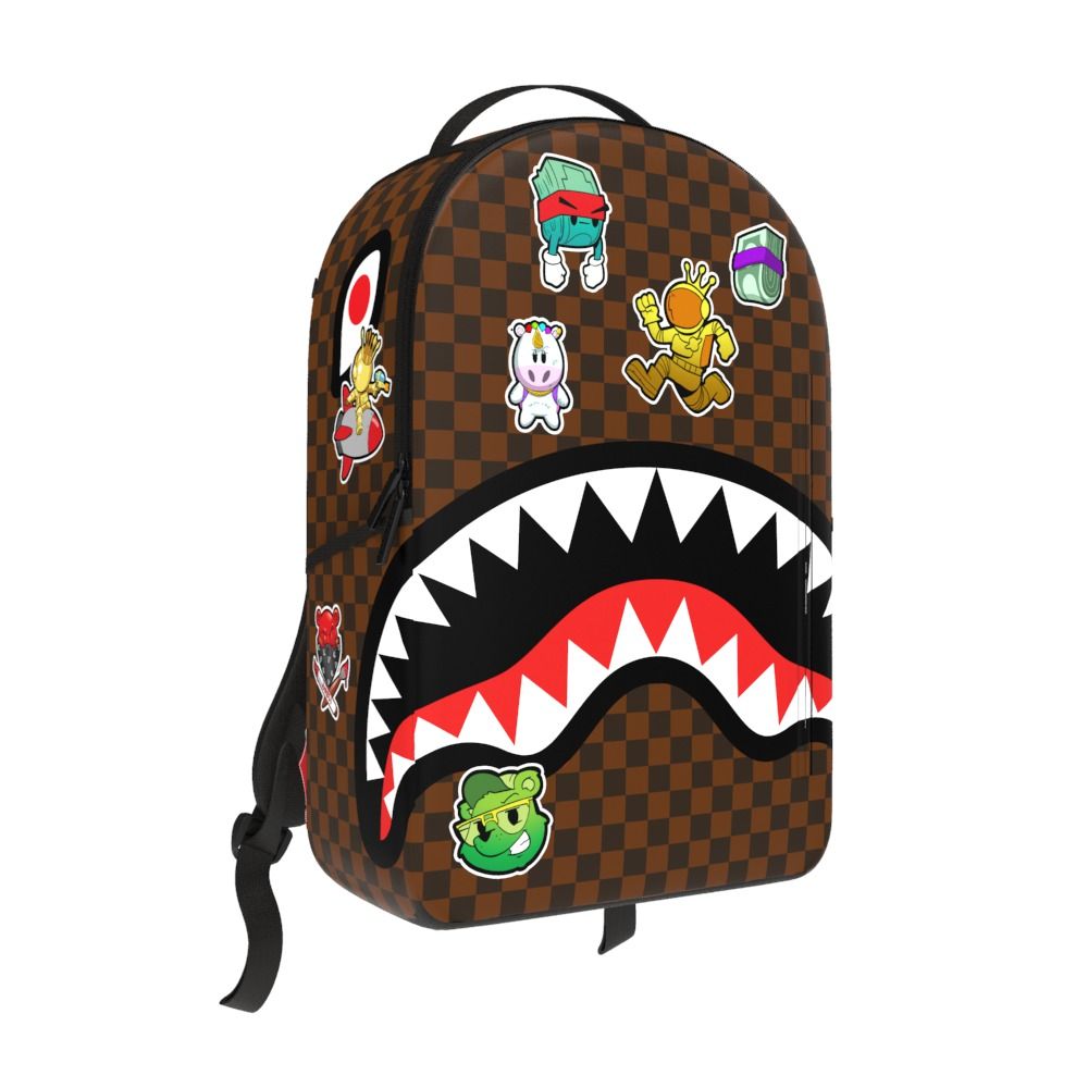 SprayGround STICKER CAMPAIGN DLXSV BACKPACK (B5797)
