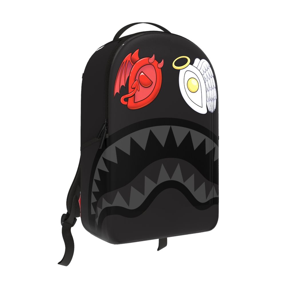 SprayGround BLACK REMOVABLE EYES DLXSV BACKPACK (B7556)