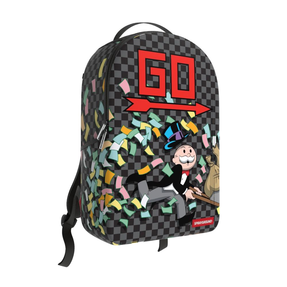 SprayGround MONOPOLY WHEEL BARREL BACKPACK (B7806)
