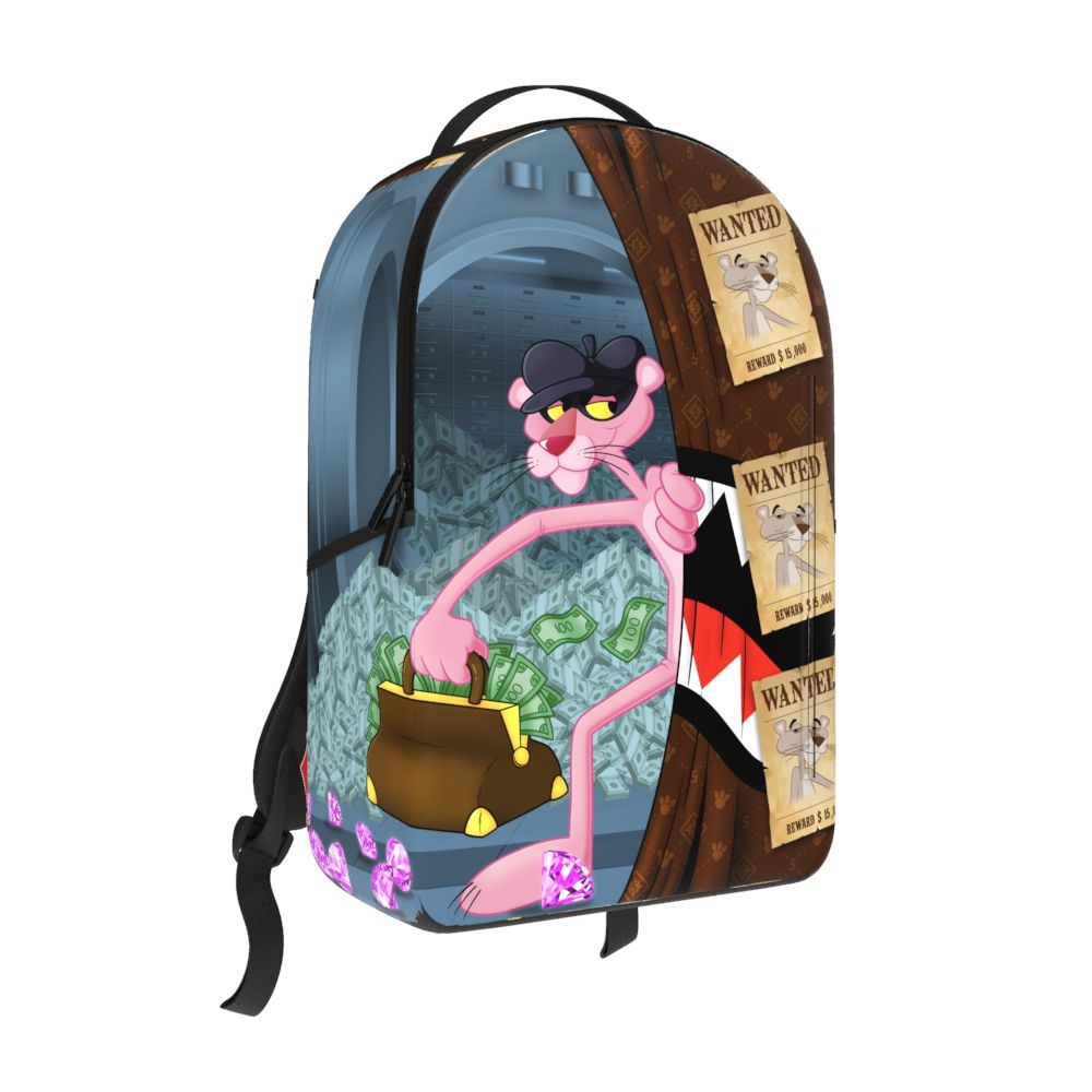 SprayGround PINK PANTHER BURGLAR ESCAPE DLXV BACKPACK (B7773)