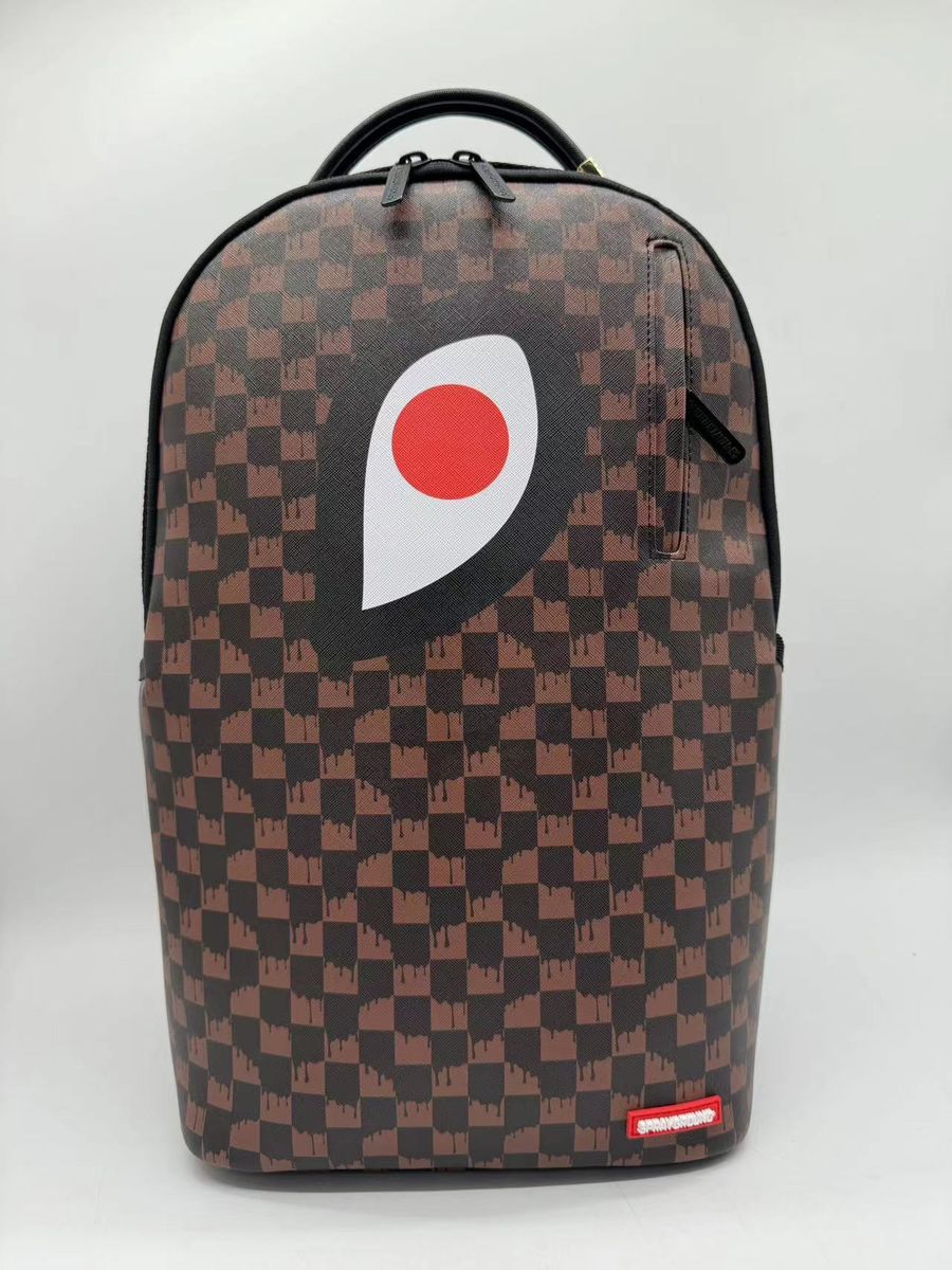 SprayGround ONE EYE BROWN CHECK (B7700)