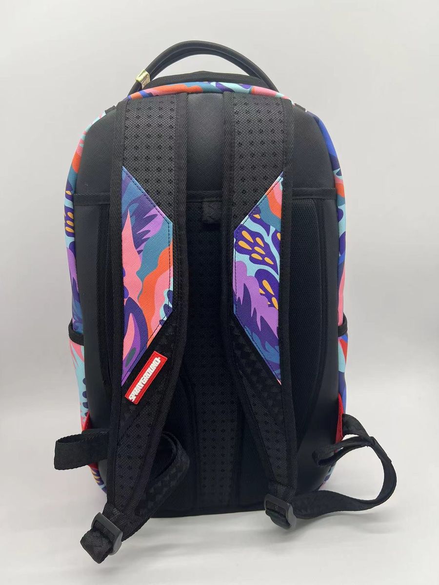 SprayGround TRIPPY FLORAL DLXSV BACKPACK (B6936)