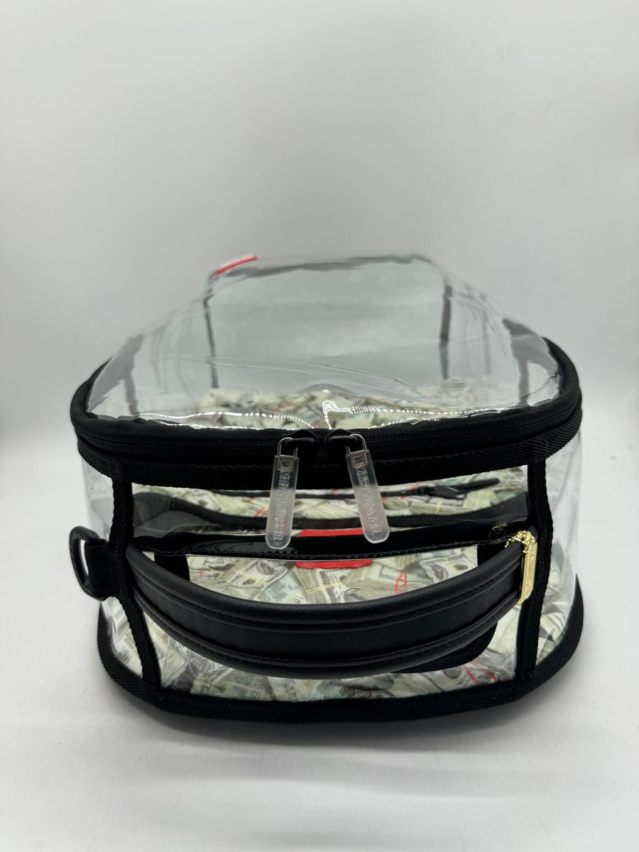 SprayGround MONEY PILE DLXS CLEAR BACKPACK (B7750)