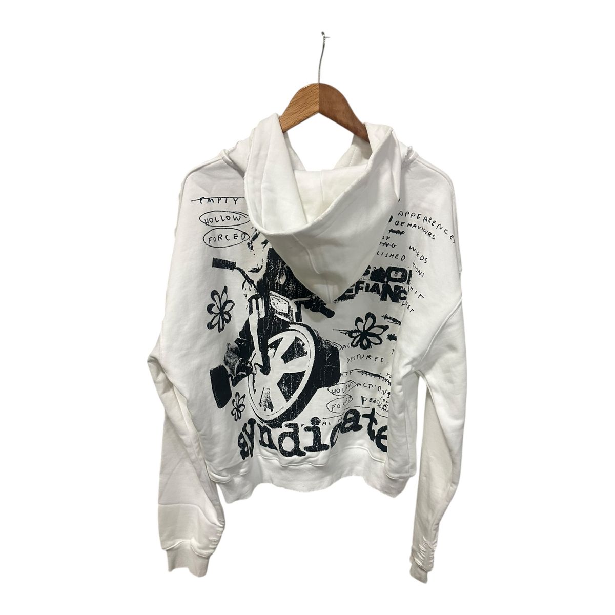 THE SYNDICATE "DEFIANCE" ZIP UP-WHT (SYNH_2)