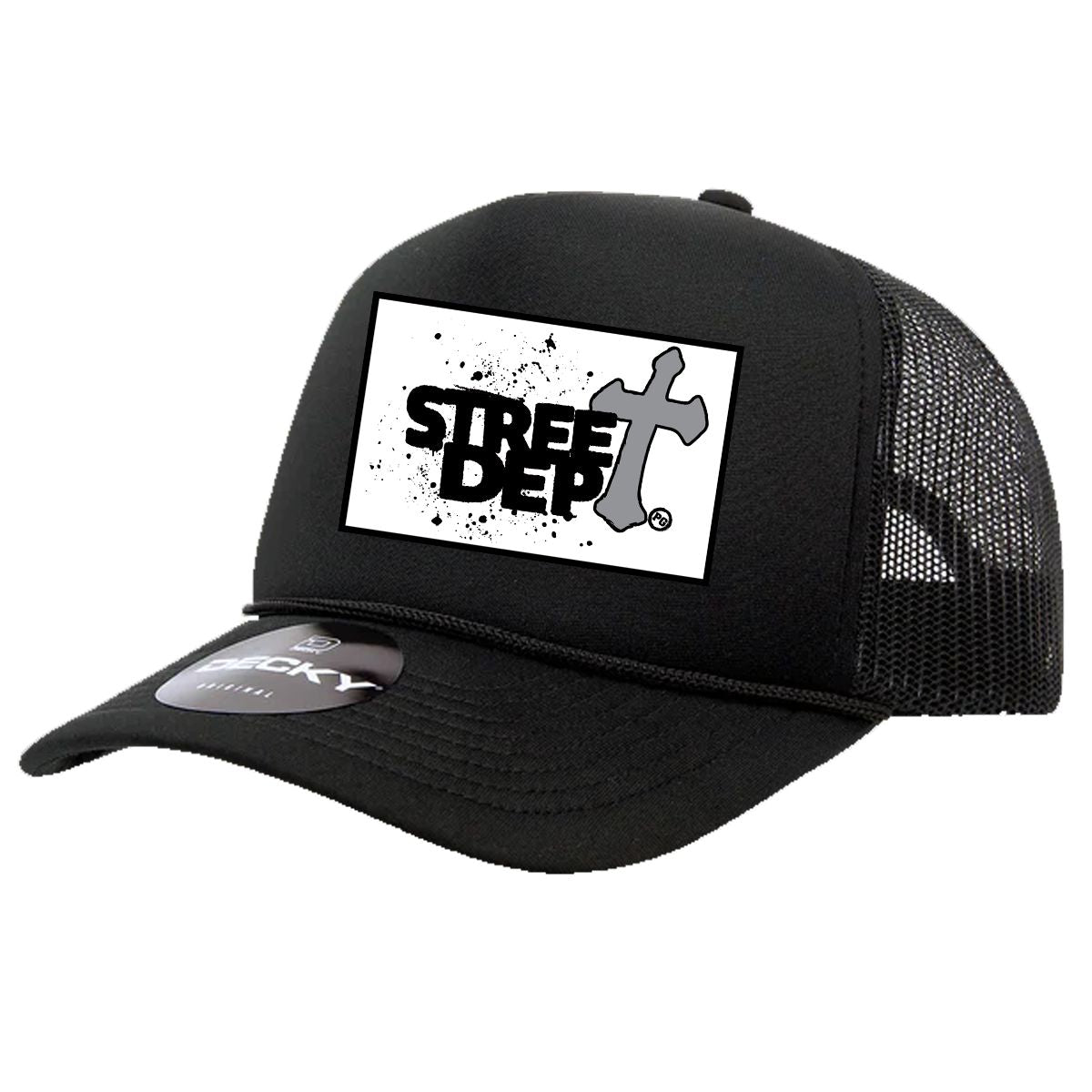 STREET CROSS - Trucker Hat Black w/ Black