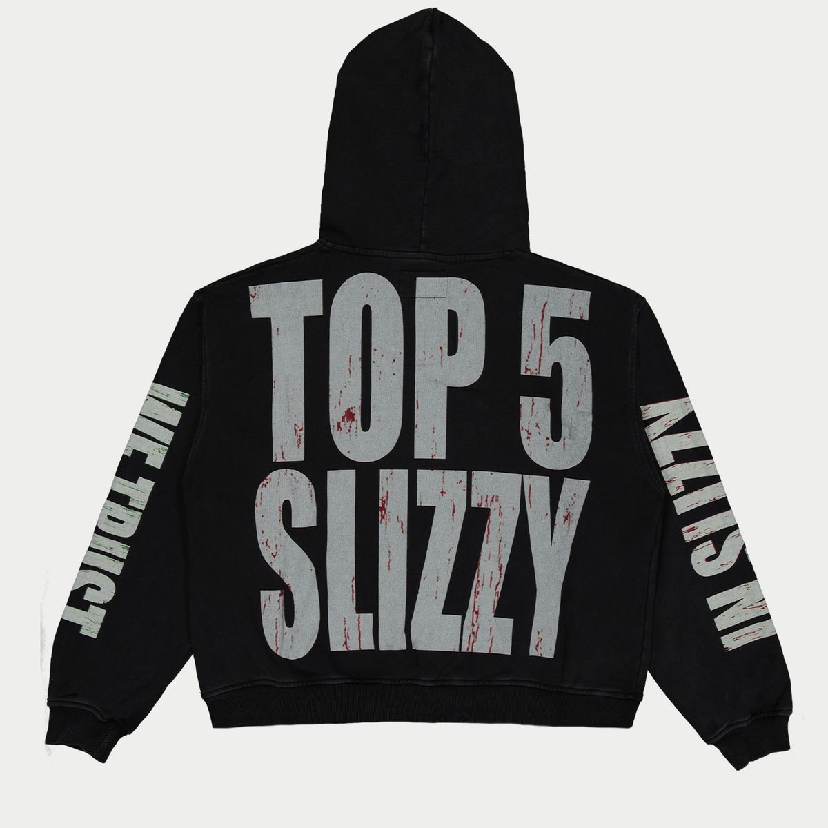 Godspeed Top 5 Slizzy VVS Hoodie (Black Wash) (Top-5-Slizzy-Vvs-Hoodie-Black-Wash)