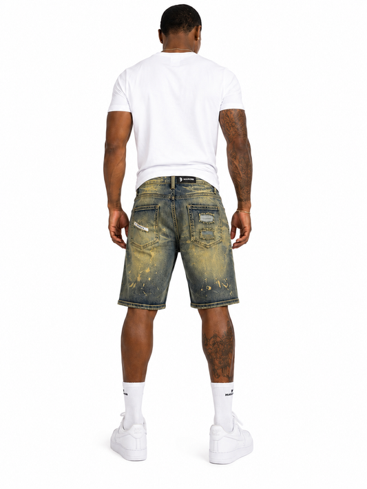 M607 MAKOBI Amato Denim Shorts