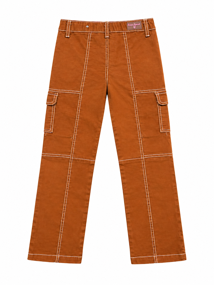 CUTIE PATOOTIE STRETCH COLOR DENIM CARGO PANT