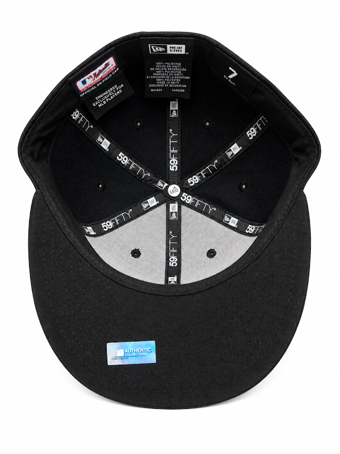 NEW ERA DETROIT TIGERS BLACK 59FIFTY FITTED CAP