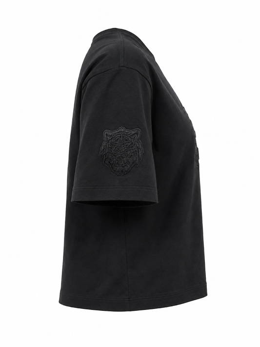 PRO STANDARD WOMEN'S DETROIT TIGERS TRIPLE BLACK BOXY TEE