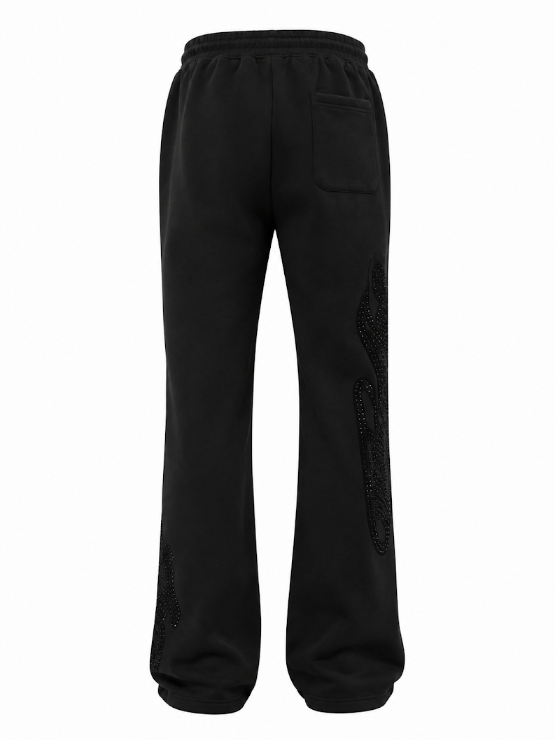 ROKU STUDIO MEN'S BRACE KNUCKLE STONE STACKED JOGGERS