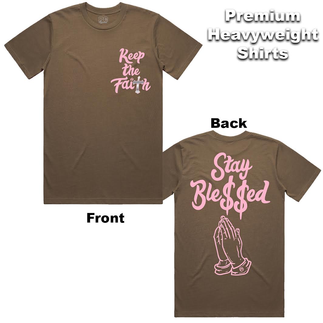 PLANET GRAPES KEEP THE FAITH -BROWN AND PINK